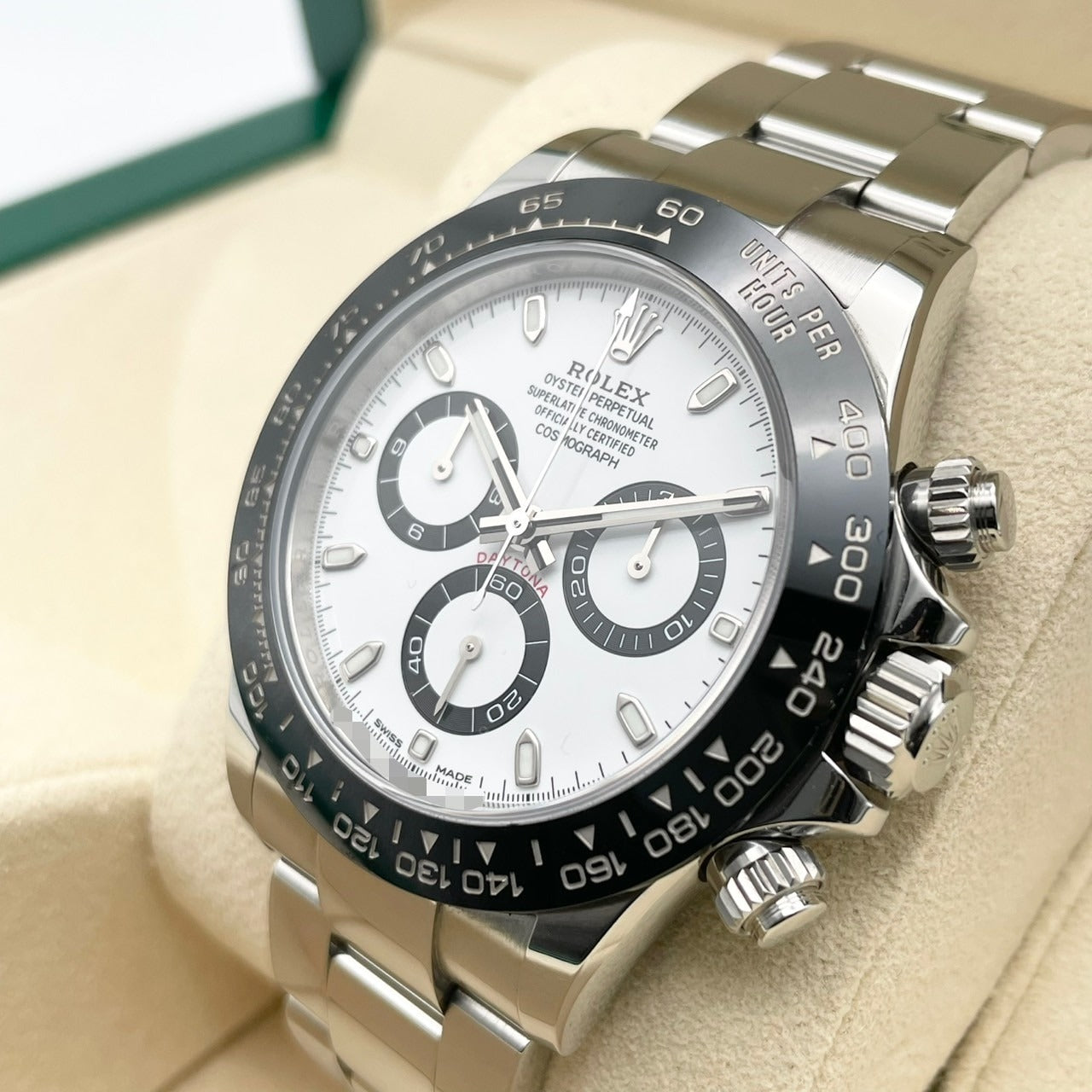 プレオウンドロレックス デイトナ 116500LN ホワイト オイスターブレスレット 40mm