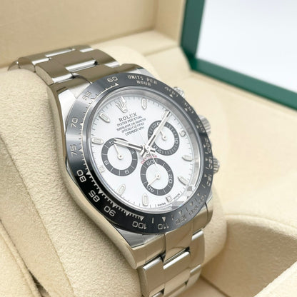 プレオウンドロレックス デイトナ 116500LN ホワイト オイスターブレスレット 40mm