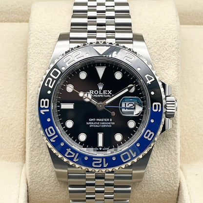 プレオウンドロレックス GMTマスターII 126710BLNR バットマン ジュビリーブレス 40mm
