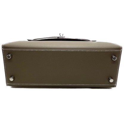 Pre-Owned [3-day weekend special offer] Hermes Kelly 25 Etoup Togo Silver Hardware