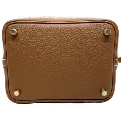 Pre-Owned Hermes Picotin Rock PM Gold