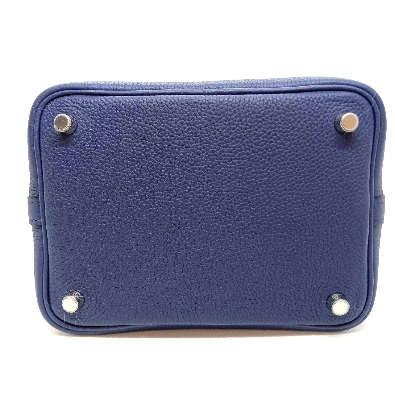 Pre-Owned Hermes Picotin Rock PM Torillon Maurice Blue Safir