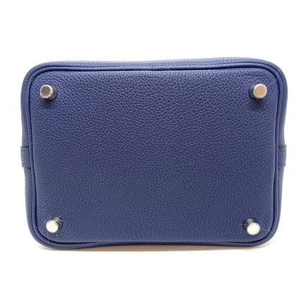 Pre-Owned Hermes Picotin Rock PM Torillon Maurice Blue Safir
