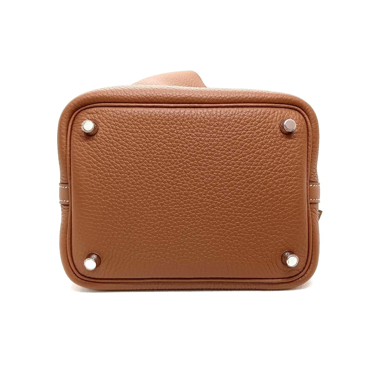 Pre-Owned Hermes Picotin Rock PM Gold Torillon Clemence B engraved