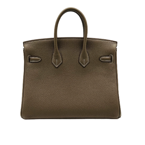 Hermes Birkin 25 Etoup Togo Gold Hardware B가 새겨 져 있습니다