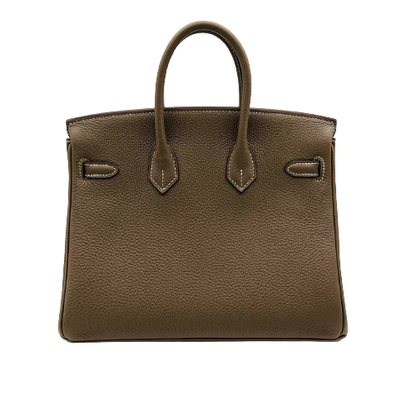 Hermes Birkin 25 Etoup Togo Gold Hardware B가 새겨 져 있습니다