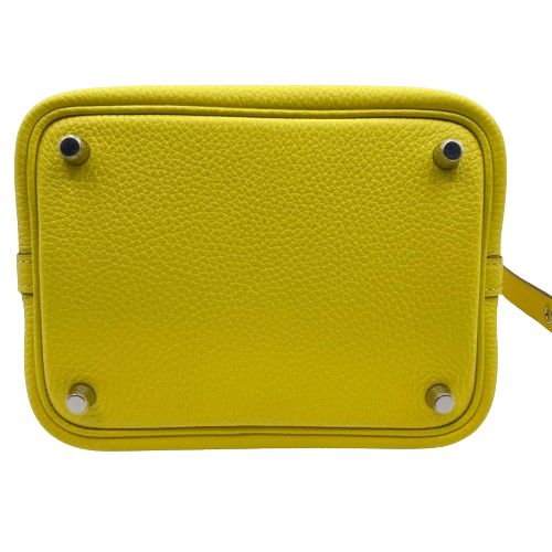 [크리스마스 특별 가격] Hermes Picotin Rock PM Torillon Clemence Lime B 조각