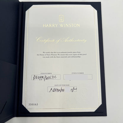 사전 소유의 Harry Winston Loop Pedprpmel4c