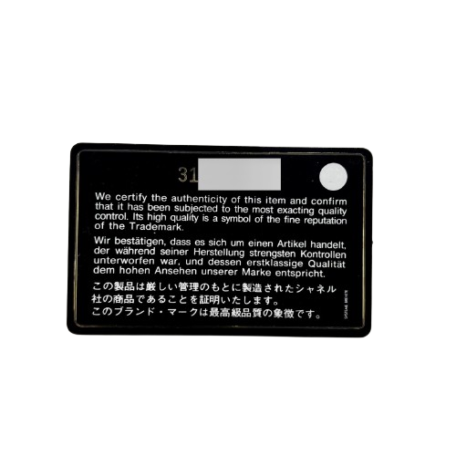 香奈兒Matelasse魚子醬皮膚圓形拉鍊長錢包黑金硬件