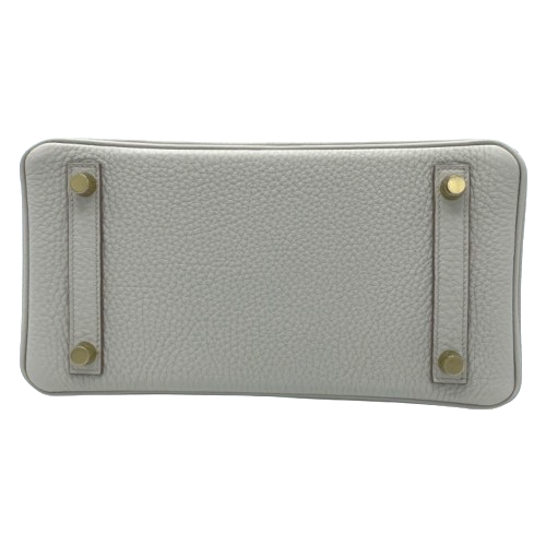 Hermes Birkin 25 Beton Togo Gold Hardware B가 새겨 져 있습니다