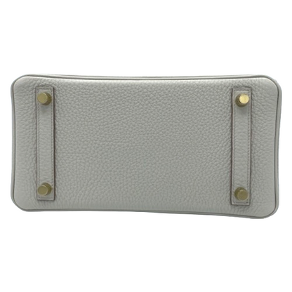 Hermes Birkin 25 Beton Togo Gold Hardware B가 새겨 져 있습니다