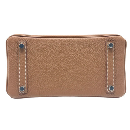 [주말에만 제한된 특별 제안] Hermes Birkin 25 Gold Togo Silver Metal Fittings u 조각.