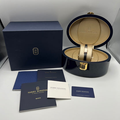 二手Harry Winston Avenue C AVCQHM16白色外壳15.5mm