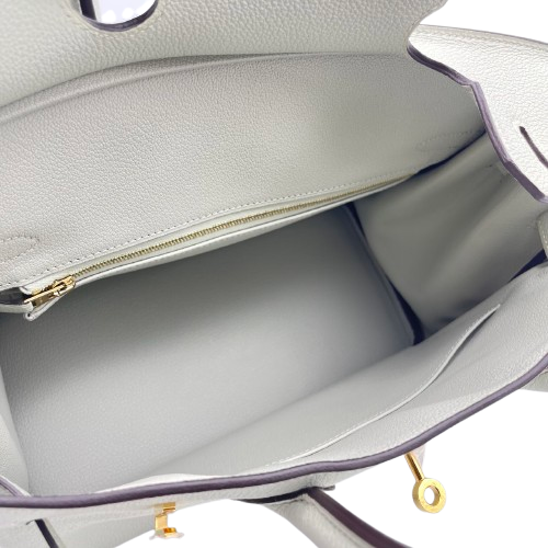 사전 소유 [현금 가격] Hermes Birkin 30 Grineve Togo Gold Hardware B 새겨 져