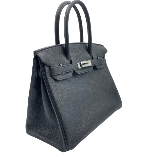 [現金價格]愛馬仕·伯金（Hermes Birkin）30黑色多哥銀色配件Z刻