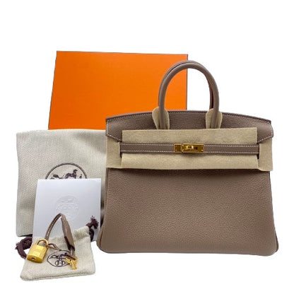 [現金價格]愛馬仕·伯金（Hermes Birkin）25 Etoup dogo金硬件W刻有