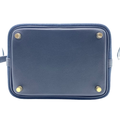 プレオウンド エルメス ピコタンロックカーゴ PM ノワール トワルゴエラン/スイフト ゴールド金具 U刻印