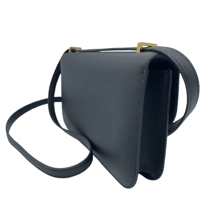 Hermes Constance Elan 25 Noir Epson Gold 하드웨어 W 새로