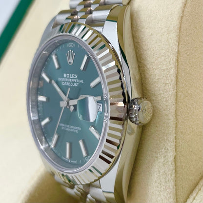 Pre-Owned Rolex Datejust 126334 Mint Green