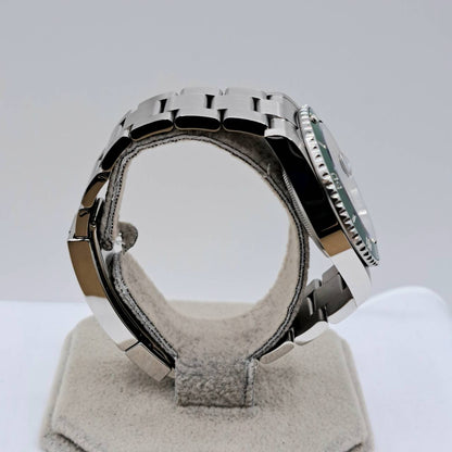 Pre-Owned Rolex Submariner Date 126610LV Oyster Bracelet Black Green 41mm