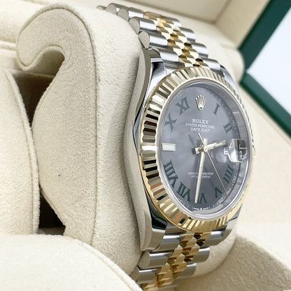 プレオウンド ロレックス デイトジャスト 126333 スレートローマ ジュビリーブレス 41mm