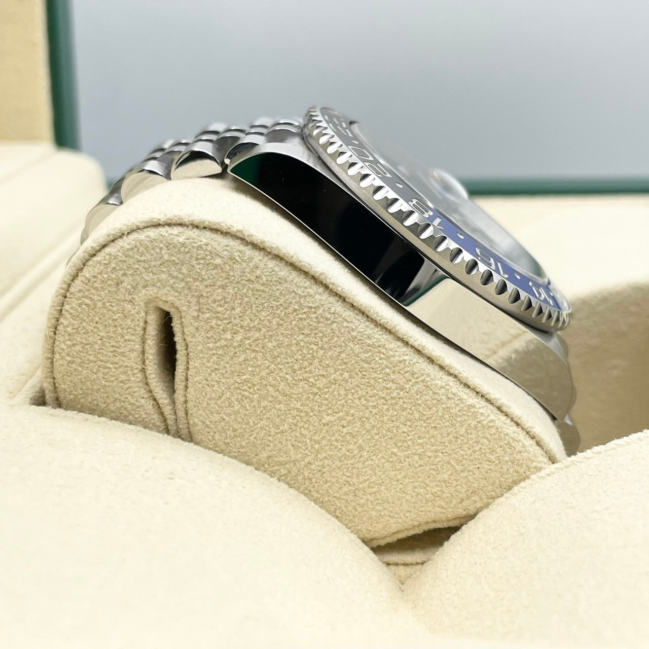롤렉스 GMT 마스터 II 126710BLNR Jubilee 팔찌 검은 배트맨 40mm