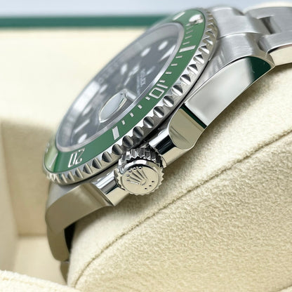 Pre-Owned Rolex Submariner Date 126610LV Oyster Bracelet Black Green 41mm
