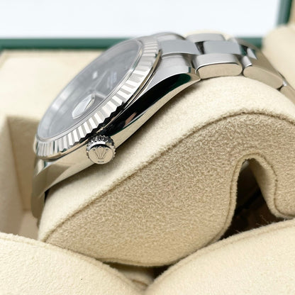 プレオウンド ロレックス デイトジャスト 126334 スレートローマン オイスターブレスレット 41mm