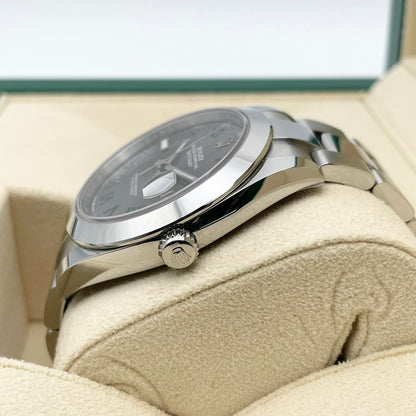 プレオウンド ロレックス デイトジャスト 126300 スレートローマ 41mm オイスターブレス