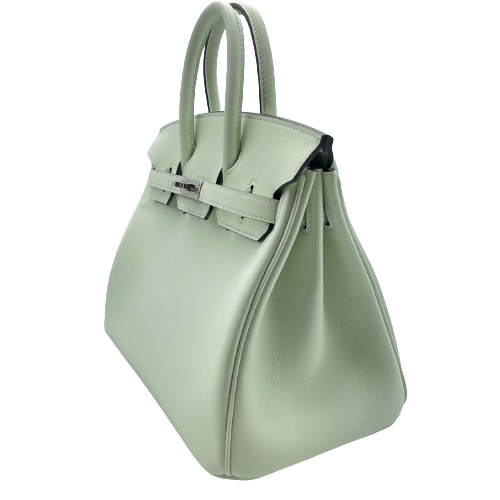 [現金特價]愛馬仕·伯金（Hermes Birkin）25面紗泡沫迅速銀金屬配件W刻
