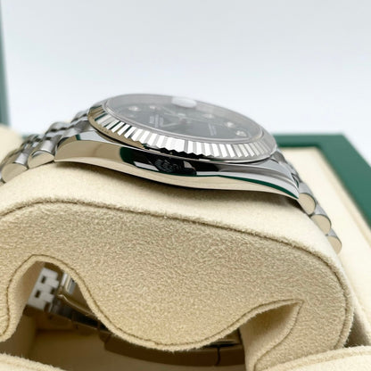 ロレックス デイトジャスト 126334G ブラック ジュビリーブレス 41mm