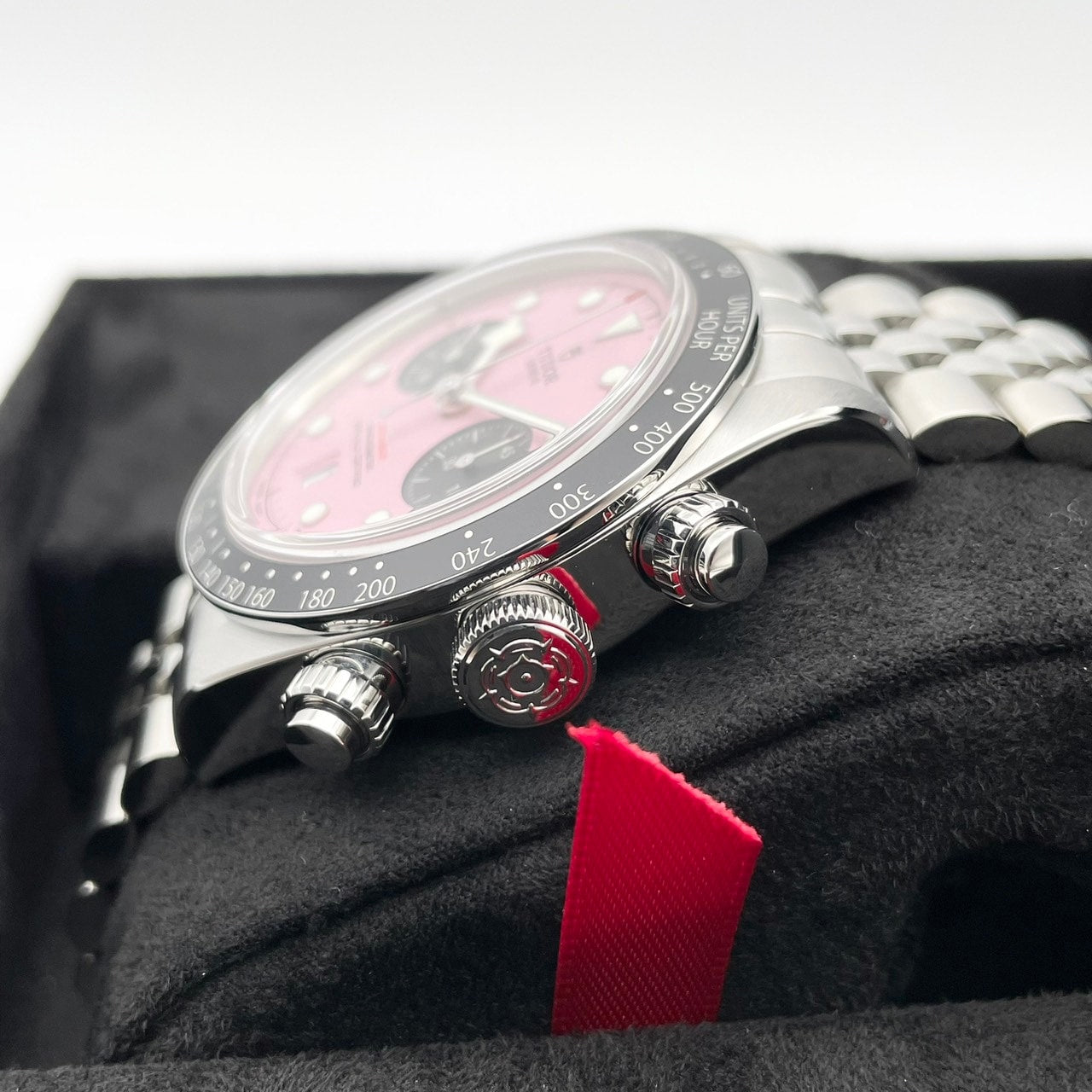 预先二成帝（都铎）黑湾Chrono Chrono Pink M79360N-0019 41mm