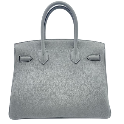 Hermes Birkin 30 Grimoett Togo Silver Metal Fittings w 새로워