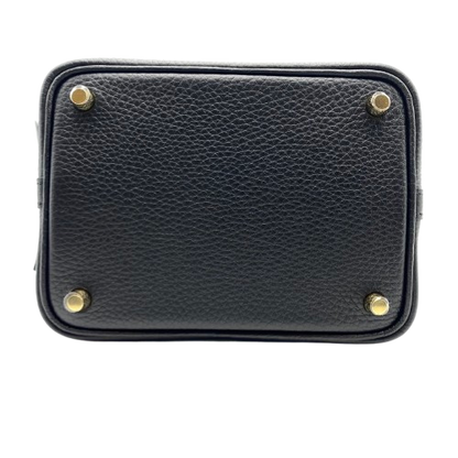 プレオウンド エルメス ピコタンロック PM ノワール トリヨンクレマンス ゴールド金具 W刻印