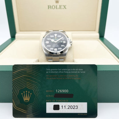 Pre-Owned Rolex Air King 126900 Black 40mm