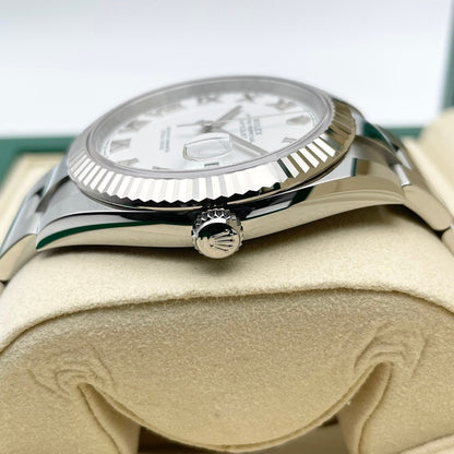 プレオウンド ロレックス デイトジャスト 126334 ホワイトローマン オイスターブレスレット 41mm