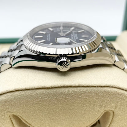 プレオウンド ロレックス デイトジャスト 126234 ブライトブルー ジュビリーブレス 36mm