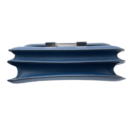 Hermes Constance Mini 18 Brue de Plus Epson Silver Fittings w 새겨 져