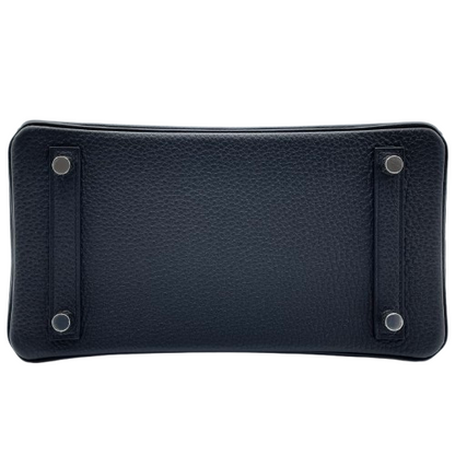プレオウンド エルメス バーキン 25 ノワール トゴ シルバー金具 Z刻印