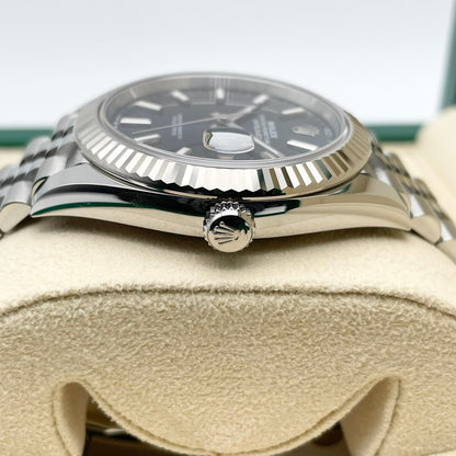プレオウンド ロレックス デイトジャスト 126334 ブライトブルー ジュビリーブレスレット 41mm