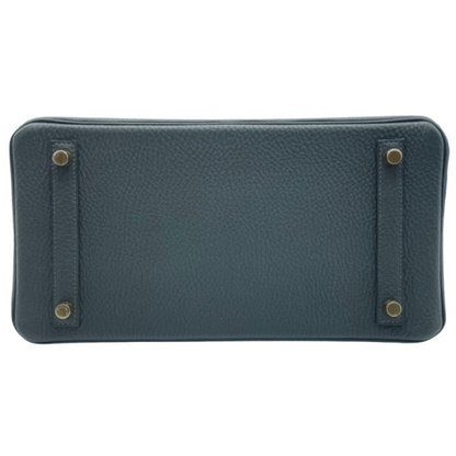 プレオウンド エルメス バーキン 30 ヴェールフォンセ トゴ ゴールド金具 W刻印