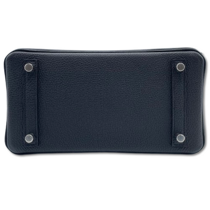 プレオウンド エルメス バーキン 25 ノワール トゴ シルバー金具 W刻印