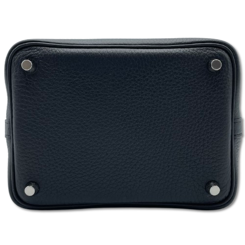 プレオウンド エルメス ピコタンロック PM ノワール トリヨンクレマンス シルバー金具 W刻印