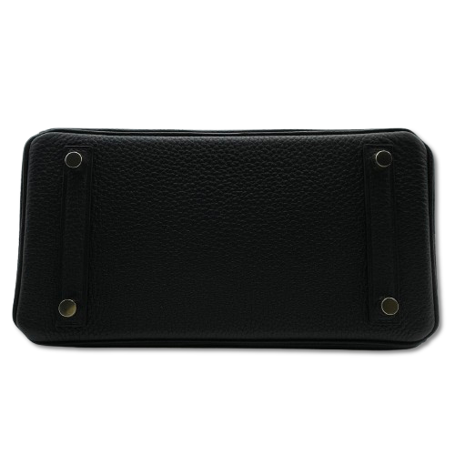Hermes Birkin 25 Noir Togo Gold 하드웨어 W는 새겨 져 있습니다
