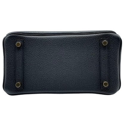 Hermes Birkin 25 Noir Togo Gold 하드웨어 W는 새겨 져 있습니다