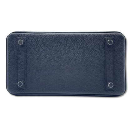 プレオウンド エルメス バーキン 25 ノワール トゴ シルバー金具 K刻印