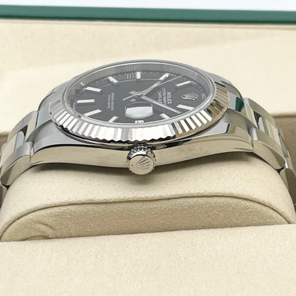 プレオウンド ロレックス デイトジャスト 126334 ブラックオイスターブレスレット 41mm