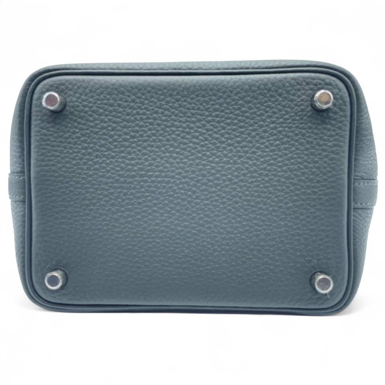 二手 Hermes Picotin Lock Eclat PM Vert Mangrove/Guri Pantin Taurillon Clemence 银色五金件 K Stamp