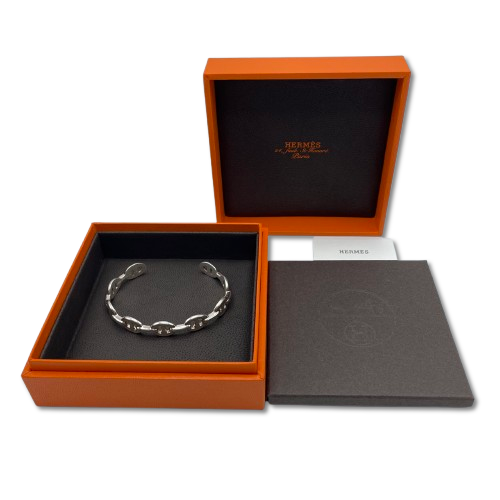 プレオウンドエルメス シェーヌ・ダンクル アンシェネ ブレスレット LG シルバー925