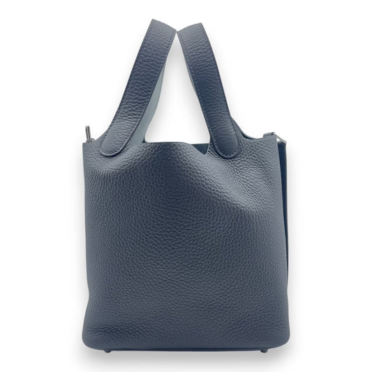 プレオウンドエルメス ピコタンロック エクラ PM アルドワーズ/グリプラチナ トリヨンクレマンス シルバー金具 B刻印